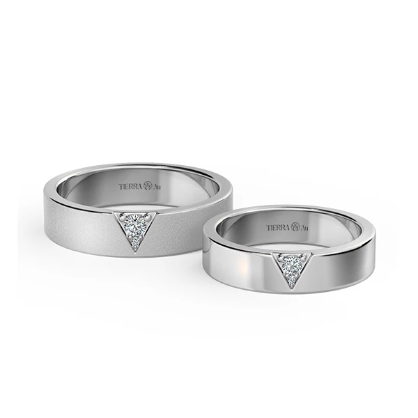 Modern Wedding Band Set NCC2003 1